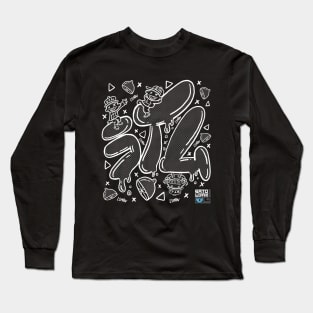 L1M0N Graffiti 6AT0W3AR Anniversary Tee ( White Linework) Long Sleeve T-Shirt